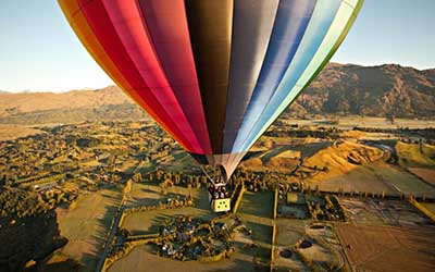 Ballooning in Queenstown NZ