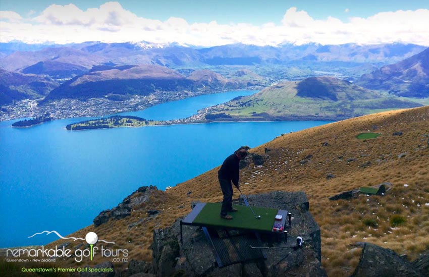 helicopter golf in queenstown nz