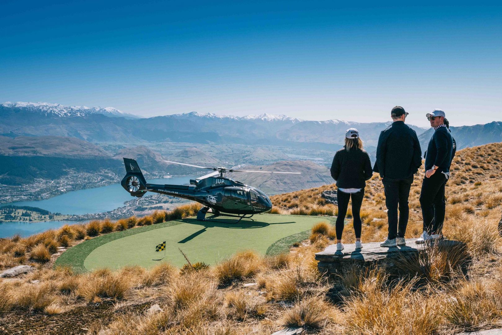Helicopter Golf Queenstown New Zealand